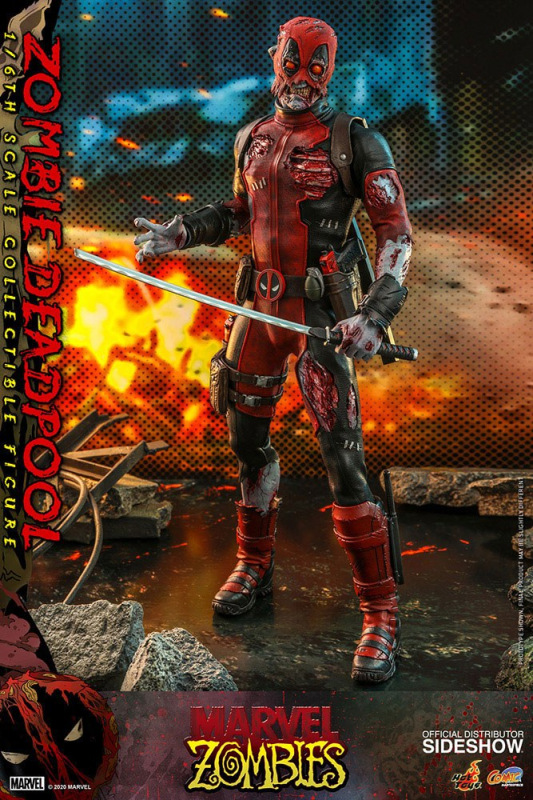 Marvel Zombies Comic Masterpiece Action Figure 1/6 Zombie Deadpool 31 cm 7