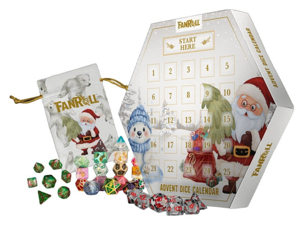 FanRoll Advent Calendar Holiday Dice 2026 1