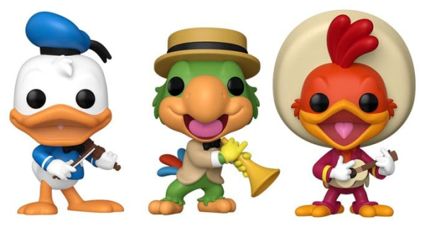 Disney POP! Vinyl Figure 3-Pack The Three Caballeros 9 cm