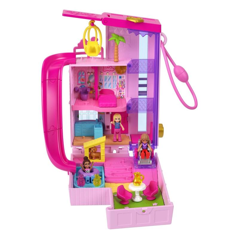 Barbie Polly Pocket Mini Figures & Playset Dollhouse