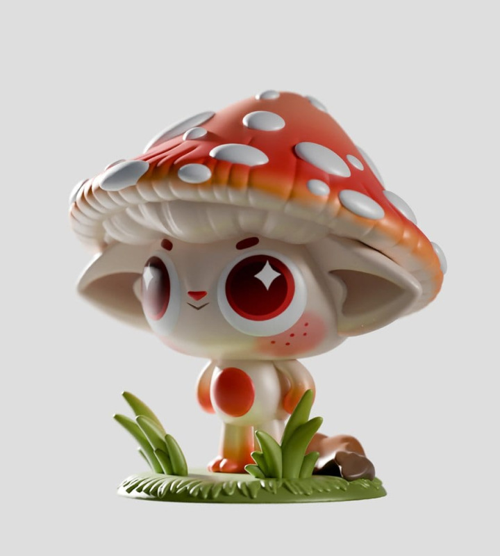 Capkins Mini Figures S1 7 cm Blind Box Display (6) 2