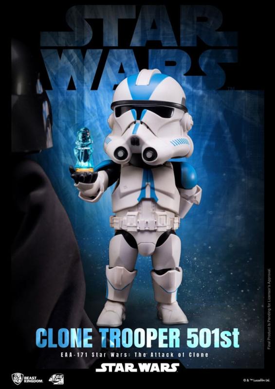 Star Wars Egg Attack Action Figure Clone Trooper 501st 16 cm