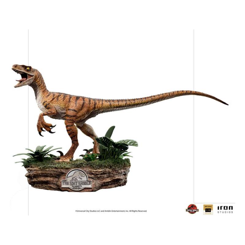 Jurassic World The Lost World: Velociraptor 1/10 Deluxe Art Scale Statue - Iron Studios