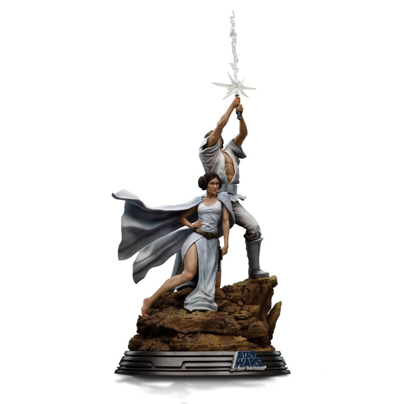 Star Wars Deluxe Art Scale Statue 1/10 Luke and Leia 41 cm 4
