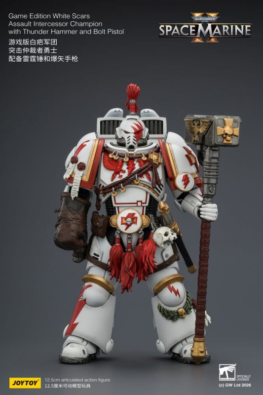 Warhammer Action Figure Game Edition White Scars Assault Intercessor Champion 13 cm 1