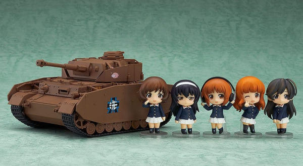 Girls und Panzer das Finale Nendoroid More Vehicle Panzer Kampfwagen IV Ausf.D (H Ver.) 8 cm 4