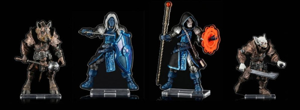 Mythic Legions Acrylic Figures 4-Pack Villainous Set B 3 cm