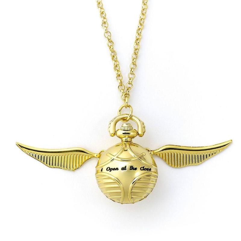 Harry Potter Watch Necklace Golden Snitch (gold plated)