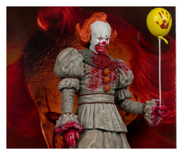 It Welcome to Derry Movie Maniacs Figure Pennywise (Bloody) 16 cm 2