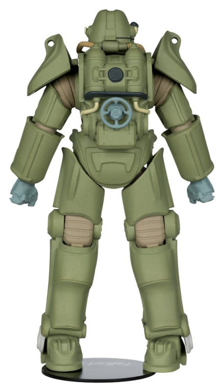 Fallout 76 Gaming Edition Action Figure T-45 Military Armor (Red Platinum Edition) 20 cm 5