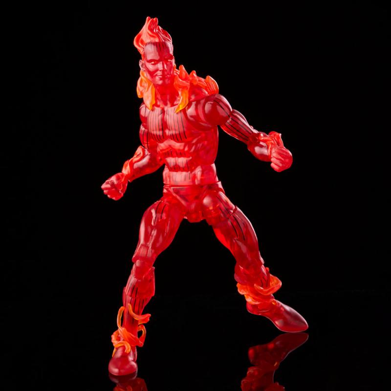 Fantastic Four Marvel Legends Retro Action Figure Human Torch 15 cm