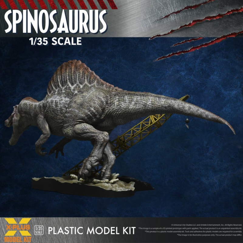 Jurassic Park III Plastic Model Kit 1/35 Spinosaurus 19 cm (Reproduction) 3