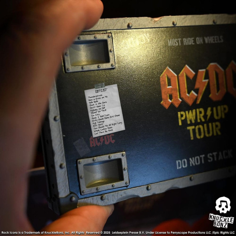 AC/DC Rock Ikonz On Tour Statue PWR UP Tour Road Case 2