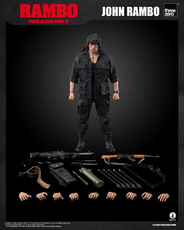 Rambo First Blood II: John Rambo 1/6 Action Figure - ThreeZero
