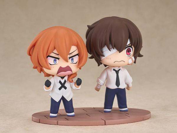 Bungo Stray Dogs Wan! Chibi Figures Osamu Dazai & Chuya Nakahara: Fourteen-Year-Old Ver. 8 cm 6