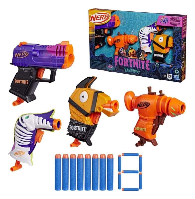 Fortnite NERF Dart Blaster 4-Pack Fortnitemares 2