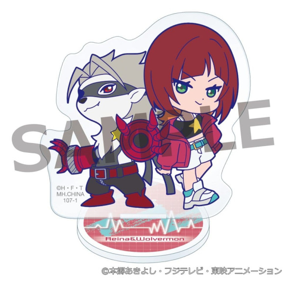 Digimon Buddycolle Acrylic Stands Beatbreak 6 cm Blind Box Display (6) 2