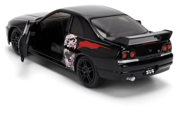 Godzilla Diecast Model 1:32 Nissan Skyline GT-R R33 Assortment (6) 9