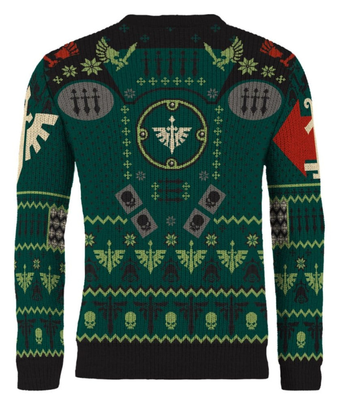 Warhammer 40,000 Christmas Sweater Dark Angels 1