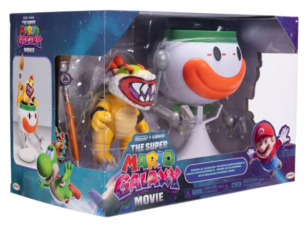 The Super Mario Galaxy Movie Action Figure Bowser Jr. with Clown Car 13 cm 7
