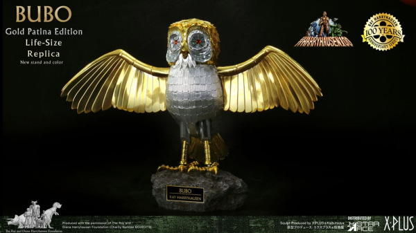 Clash of the Titans Statue Ray Harryhausens Bubo Gold Patina Edition Deluxe Ver. 34 cm 6
