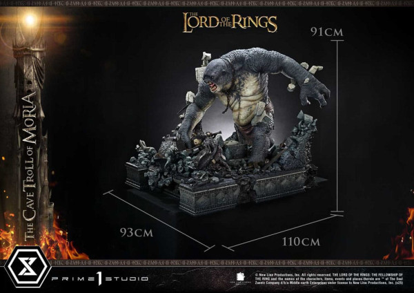 The Lord of the Rings Premium Masterline Series Statue 1/6 Cave Troll of Moria 91 cm 1