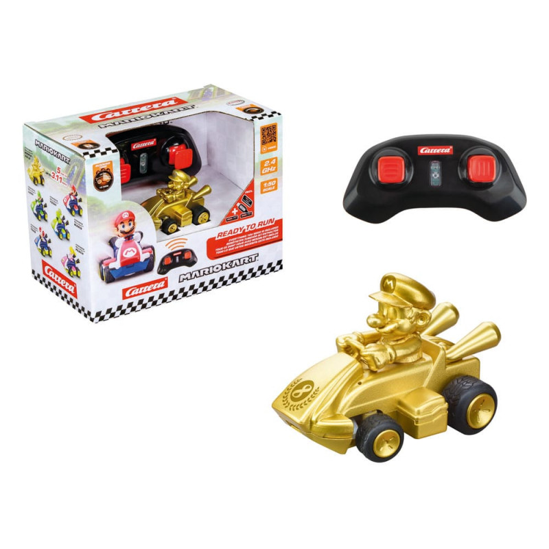 Super Mario Kart RC remote-controlled Car 1/50 2.4GHz Mini Mario Gold 1