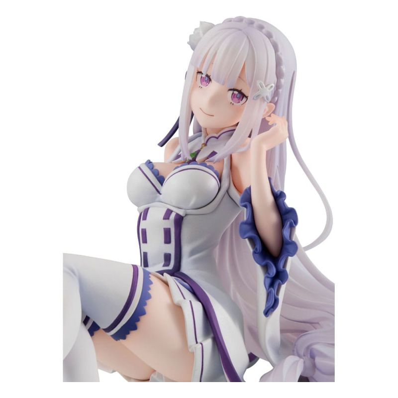 Re:ZERO Starting Life in Another World Melty Princess PVC Statue Emilia Palm Size 9 cm 5