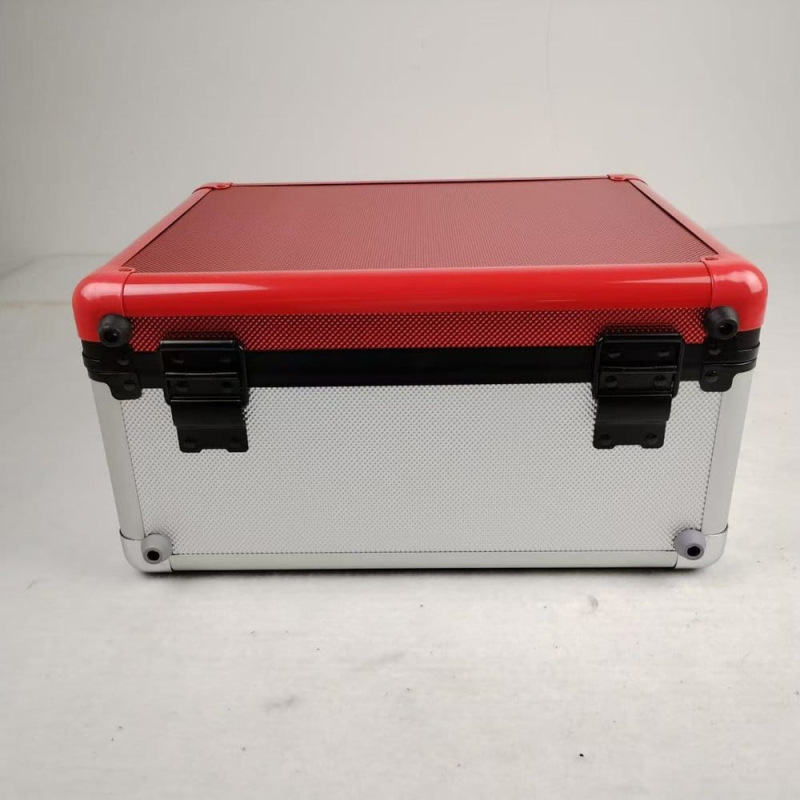 Evoretro Trading Card Storage Box for 90 Cards X Red and Silver 3