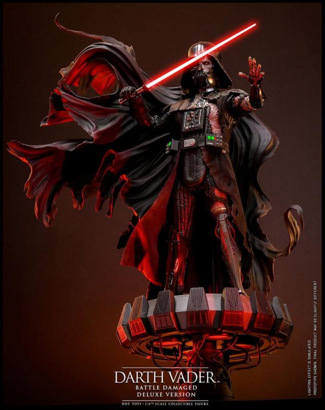 Star Wars Action Figure 1/6 Darth Vader (Battle Damaged) Deluxe Version 35 cm