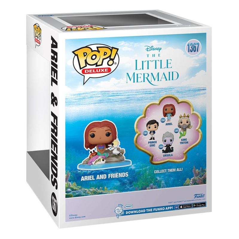 The Little Mermaid POP! Deluxe Vinyl Figure Ariel & Friends 9 cm