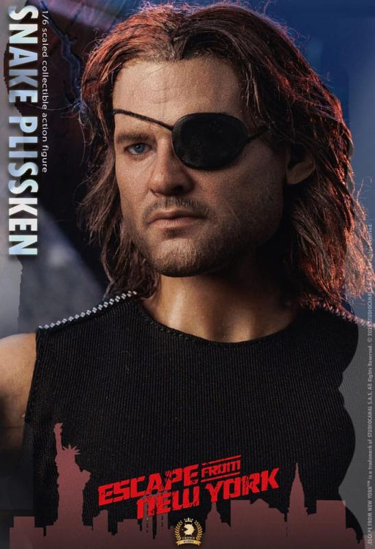 Escape from New York Crown Series Action Figure 1/6 Snake Plissken (Real Hair Version) 30 cm 9