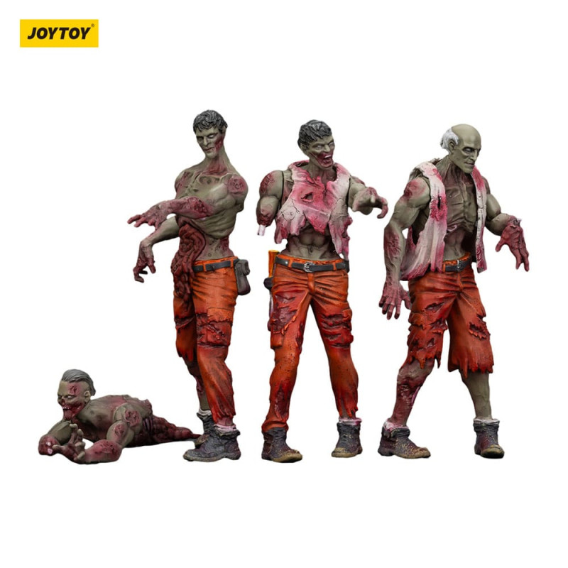 Zombie Dark Source Action Figures 4-Pack Mechanic Team 8 cm 9