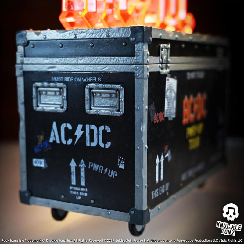 AC/DC Rock Ikonz On Tour Statue PWR UP Tour Road Case 7