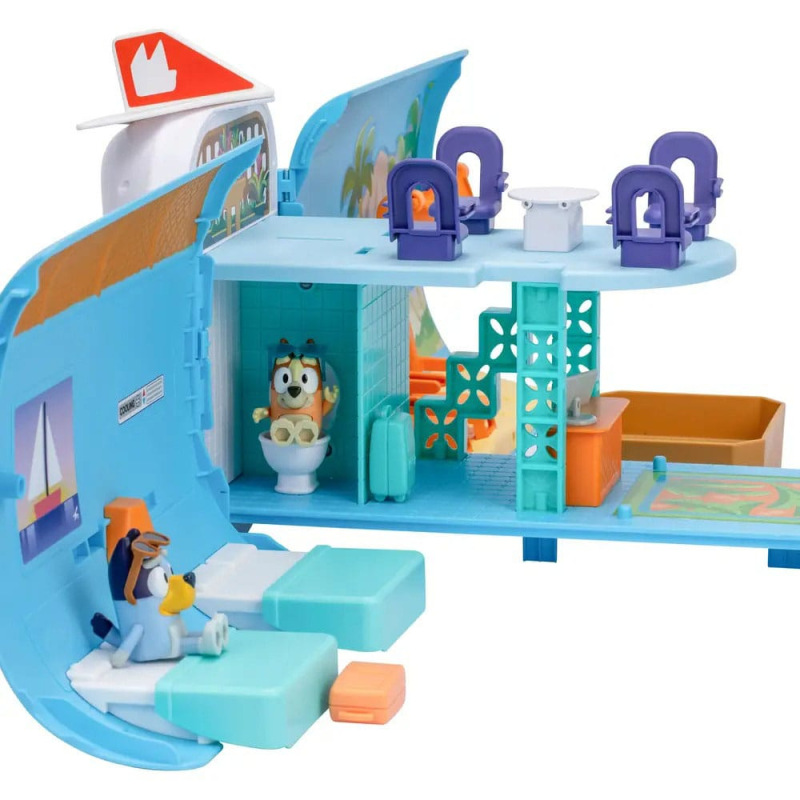 Bluey Mini Figure Playset Bluey Holiday 3in1 Set 1