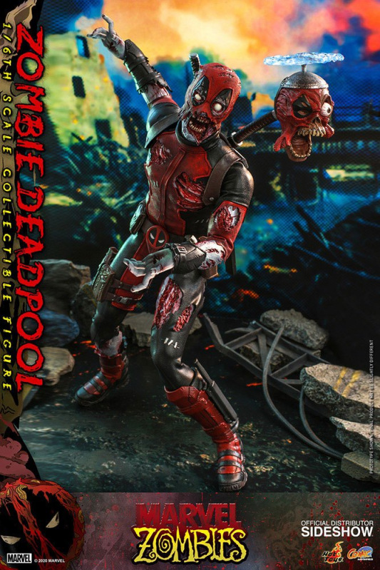 Marvel Zombies Comic Masterpiece Action Figure 1/6 Zombie Deadpool 31 cm 4