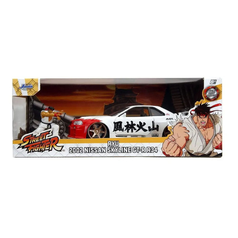 Street Fighter Diecast Model 1/24 Nissan Skyline GTR 2