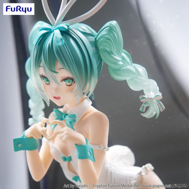 Hatsune Miku BiCute Bunnies PVC Statue Miku Rurudo White Color Ver. 27 cm 10