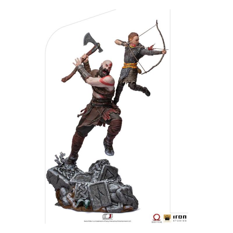 God of War BDS Art Scale Statue 1/10 Kratos & Atreus 34 cm