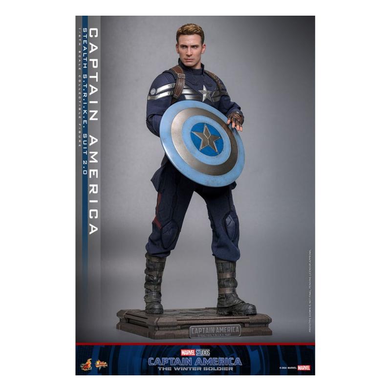 Captain America: The Winter Soldier Movie Masterpiece Action Figure 1/6 Captain America (Stealth S.T 6