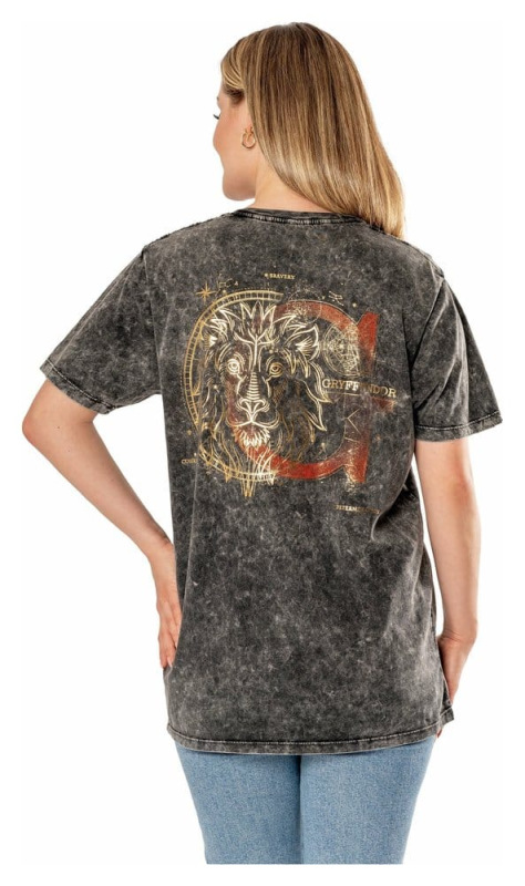 Harry Potter T-Shirt Acid Wash Gryffindor Size S 1