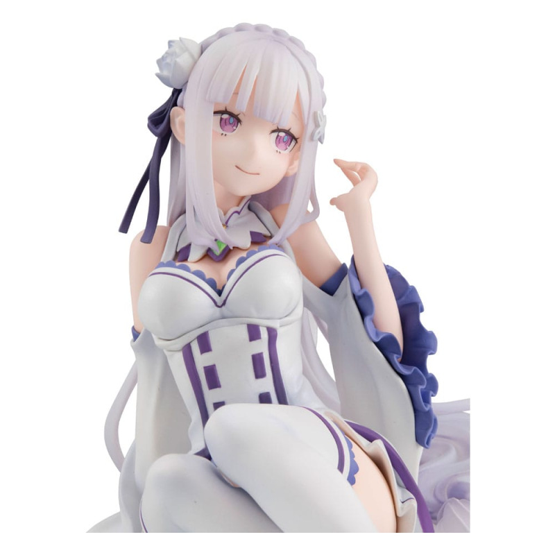 Re:ZERO Starting Life in Another World Melty Princess PVC Statue Emilia Palm Size 9 cm 7