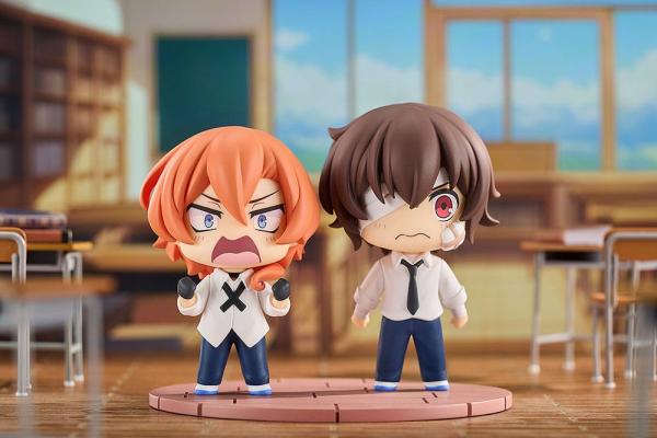 Bungo Stray Dogs Wan! Chibi Figures Osamu Dazai & Chuya Nakahara: Fourteen-Year-Old Ver. 8 cm 1