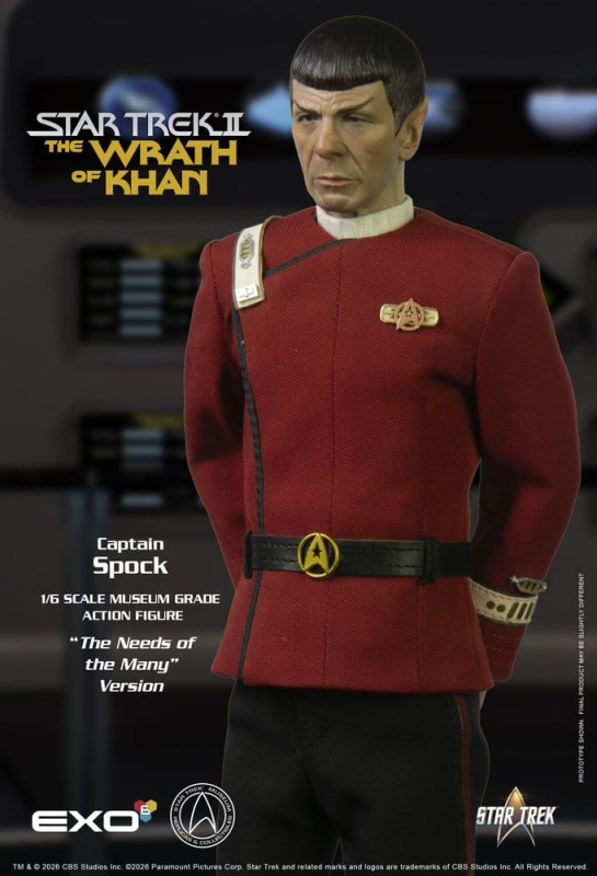 Star Trek: The Wrath of Khan Action Figure 1/6 Captain Spock Needs of the Many Version 30 cm 8