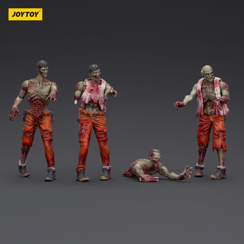 Zombie Dark Source Action Figures 4-Pack Mechanic Team 8 cm 2