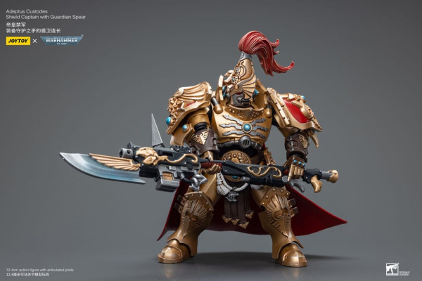 Warhammer 40k Action Figure 1/18 Adeptus Custodes Shield Captain with Guardian Spear 12 cm 5