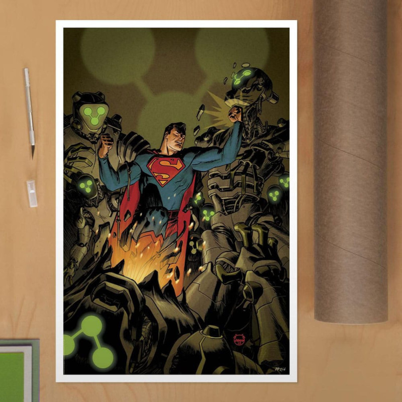 DC Comics Art Print Superman Space Age 61 x 41 cm - unframed 1