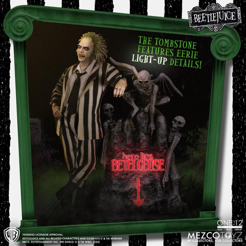 Beetlejuice Action Figure 1/12 Beetlejuice Deluxe Edition 18 cm