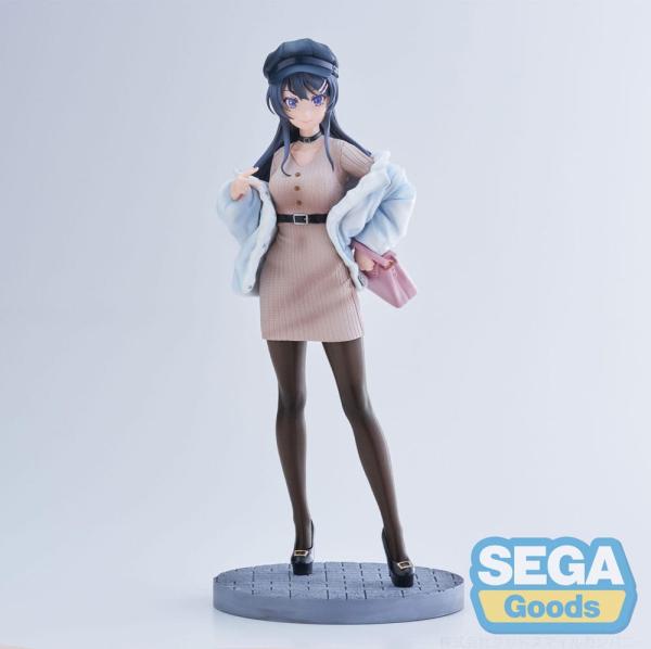 Rascal Does Not Dream of a Bunny Girl Senpai Luminasta PVC Statue Mai Sakurajima Casual Clothes Ver.