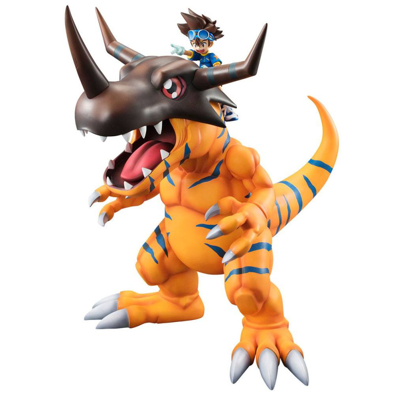 Digimon Adventure G.E.M. Series PVC Statue Greymon & Taichi 25 cm